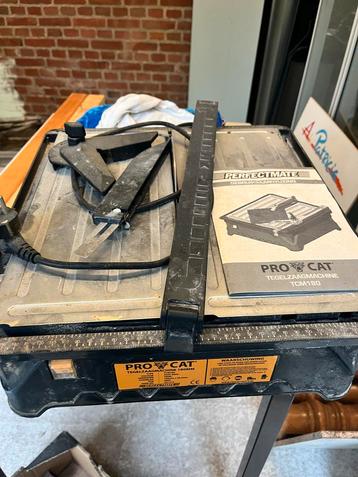 Tegelzaagmachine Pro-Cat - Zo goed als nieuw! beschikbaar voor biedingen