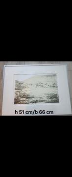 Ingelijste foto van heuvellandschap, Ophalen