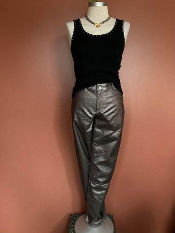 Nieuw 2-Bizzy stretch broek donker zilver 38😍mooi👌💝 beschikbaar voor biedingen
