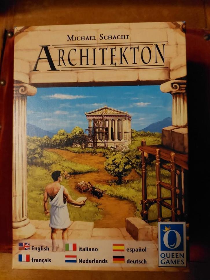 Architekton Bordspel - Queen Games, Hobby en Vrije tijd, Gezelschapsspellen | Bordspellen, Gebruikt, Een of twee spelers, Ophalen of Verzenden