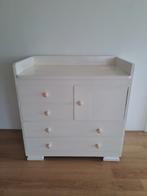 Leuke houten vintage commode, Kinderen en Baby's, Kinderkamer | Commodes en Kasten, Gebruikt, 75 tot 100 cm, Minder dan 50 cm