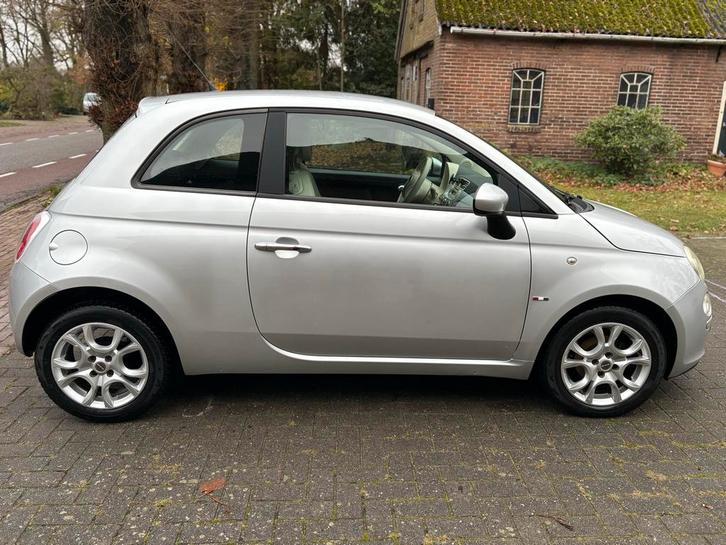 Fiat 500 1.2 C 2008 Grijs, Auto's, Fiat, Particulier, Airbags, Airconditioning, Centrale vergrendeling, Elektrische buitenspiegels