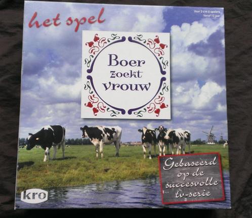 Boer zoekt vrouw - Het spel (gebaseerd op de tv-serie), Hobby en Vrije tijd, Gezelschapsspellen | Bordspellen, Zo goed als nieuw