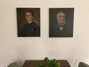 Schilderij portret beschikbaar voor biedingen