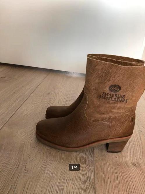 Shabbies lederen laarzen maat 36- NIEUWSTAAT, Kleding | Dames, Schoenen, Zo goed als nieuw, Ophalen of Verzenden