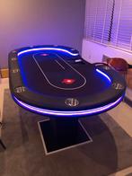 Luxe Pokertafel met LED & USB - Zo Goed Als Nieuw!, Hobby en Vrije tijd, Gezelschapsspellen | Bordspellen, Vijf spelers of meer