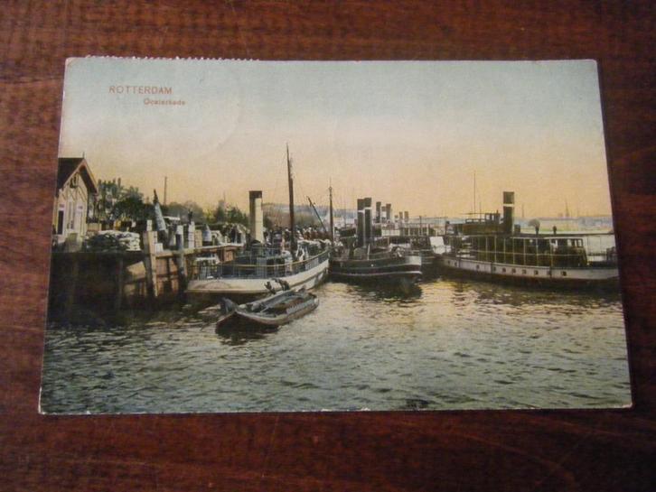 Y27 - Rotterdam - Oosterkade - Schip - 1907 - Mooi/Oud, Verzamelen, Ansichtkaarten | Nederland, Zuid-Holland, Voor 1920, Verzenden
