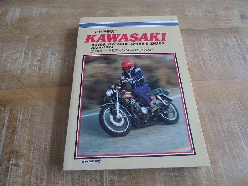 Kawasaki KZ400/Z440 - EN450/550 - Clymer Vraagbaak 1974-1994, Verzenden, Gelezen