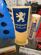 Peugeot reclamebord, Verzenden, Gebruikt, Reclamebord