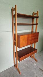 Vintage wandrek Simplalux modulair wandsysteem teak d, Kolibrivintagehal@gmail.com, Gebruikt, Aaldertgeertsstraat 43 Olst, Kolibri vintage