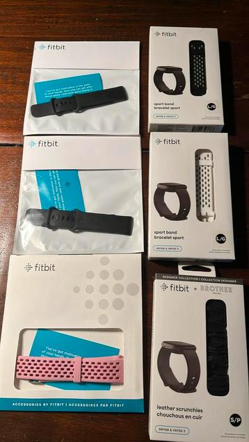 6 Bandjes voor Fitbit sense en versa 3 beschikbaar voor biedingen