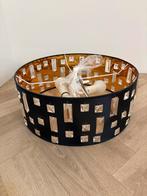 Zwarte Hanglamp met kunststof ‘diamanten’, Huis en Inrichting, Lampen | Hanglampen, Ophalen, Gebruikt, Kunststof, Minder dan 50 cm