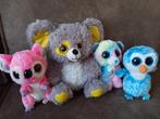 4 leuke knuffeltjes met glitterogen, Ophalen of Verzenden, Gebruikt