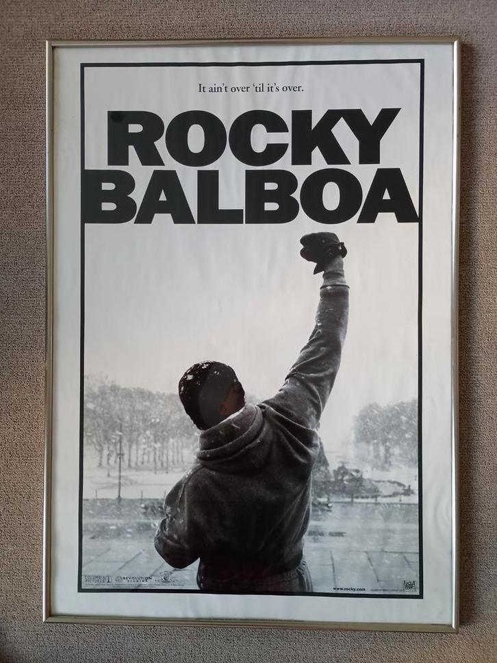 Rocky Balboa Filmposter 2006 - Ingelijst Collector's Item, Huis en Inrichting, Woonaccessoires | Schilderijen, Tekeningen en Foto's