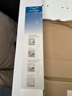 Zonneklep en vliegenmepper, Huis en Inrichting, 100 tot 150 cm, Vliegenmepper en zonneklep, Nieuw, Wit