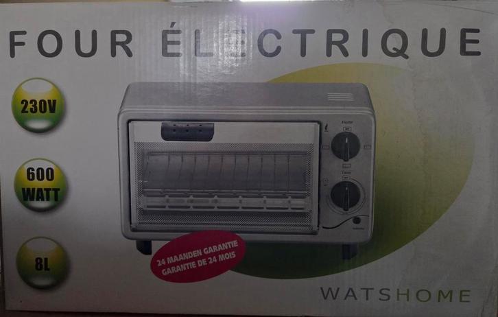 Watshome Mini Oven - 600 W, 8 liter, Witgoed en Apparatuur, Ovens, Zo goed als nieuw, Vrijstaand, Oven, Minder dan 45 cm, Minder dan 45 cm