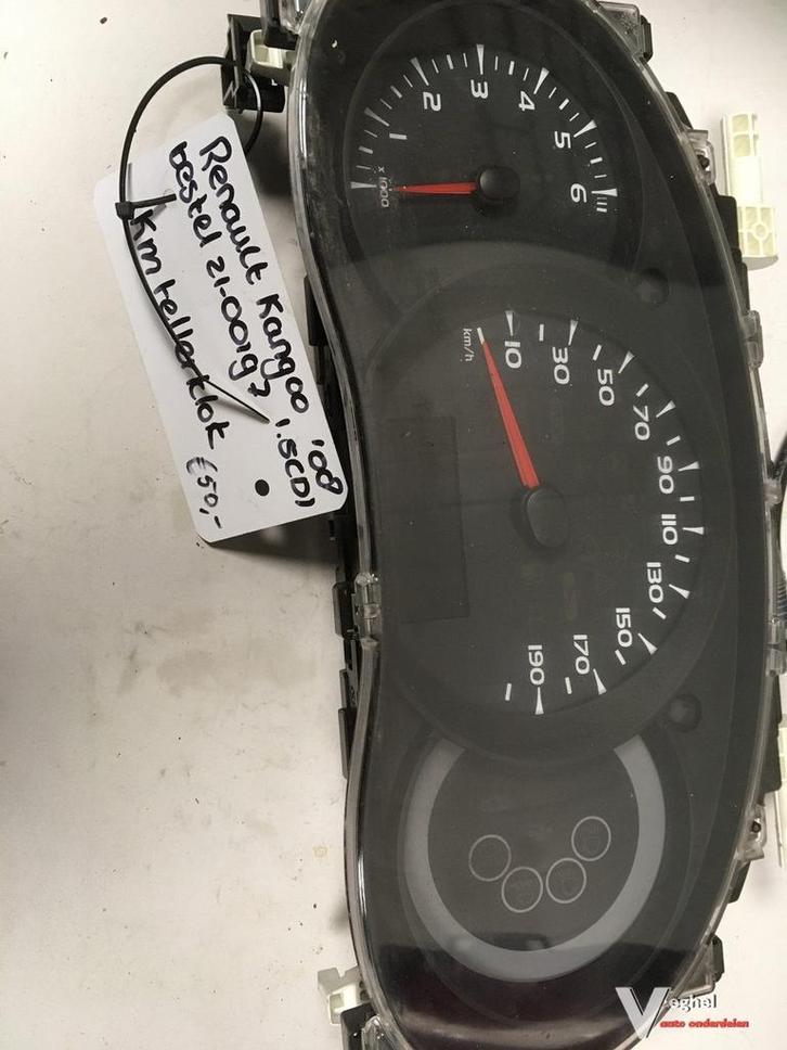 Renault Kangoo 1.5DCI '08 Km Tellerklok, Auto-onderdelen, Dashboard en Schakelaars, Gebruikt, Ophalen of Verzenden