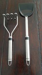 puree stamper + wok schep brabantia, Huis en Inrichting, Ophalen of Verzenden, Zo goed als nieuw
