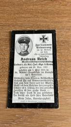 WO1 duitse militair bidprentje, Verzamelen, Verzenden