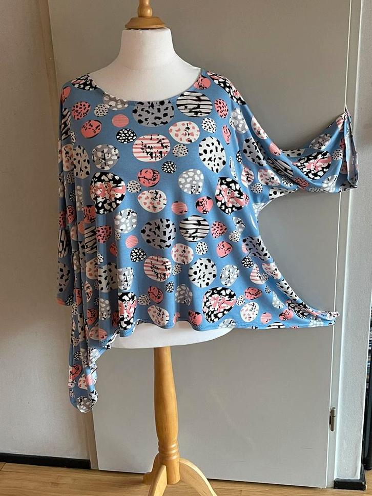 Peet: Nieuw superwijd punten A-lijn tuniek tot maat 60/62, Kleding | Dames, Grote Maten, Zo goed als nieuw, Blouse of Tuniek, Ophalen of Verzenden