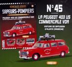 Peugeot 403 U5 commerciale VDA Brandweer SCHAAL 1/43 # 45, Hobby en Vrije tijd, Modelauto's | 1:43, Nieuw, Overige merken, Auto