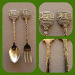 Vorkje/Lepeltjes Kasteel Clerveaux (Verzendkosten nl € 2,60), Verzenden, Verzilverd, Zo goed als nieuw, Metaal