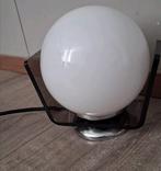 Jaren 70 80 space age bol lamp.  witte bol e14 wandlamp, Ophalen of Verzenden, Zo goed als nieuw, Glas, Minder dan 50 cm