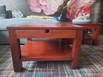 SALONTAFEL / BIJZETTAFEL Teakhout (opknapper), Ophalen, Gebruikt, 50 tot 100 cm, 50 tot 100 cm
