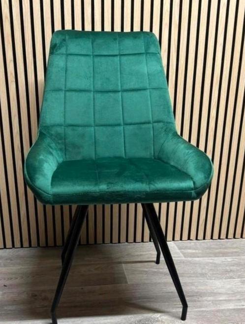 6 Velvet eetkamerstoelen - Nieuw, Huis en Inrichting, Stoelen, Nieuw, Vijf, Zes of meer stoelen, Overige kleuren, Ophalen of Verzenden