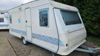 Adria Unica B 502 UP. - Modeljaar: 1998, Caravans en Kamperen, Caravans, Koelkast, Frans bed, Treinzit, 750 - 1000 kg