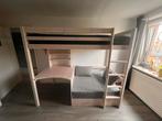 Houten Hoogslaper, Studentenkamer, uitschuifbed!, Ophalen, 90 cm, Eenpersoons, Zo goed als nieuw