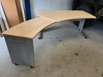 Mooi Professioneel Design Bureau + uitschuifbaar Verlengstuk, Huis en Inrichting, Bureaus, Ophalen, Gebruikt, Bureau