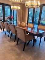 Eetkamer stoel 8 stuks, Ophalen, Bruin