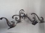 5 antieke kapstok haken, Zo goed als nieuw, Minder dan 100 cm, Hout, Ophalen