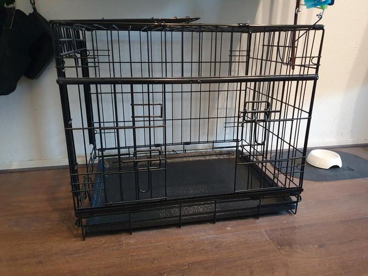 Adori Bench, 2 schuifdeuren en 1 deur opent naar boven, Dieren en Toebehoren, Hondenbenches, Zo goed als nieuw, Ophalen