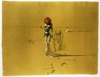 Salvador Dali (1904) Kleur Lithografie "Flower Head" Ges Gen, Ophalen of Verzenden