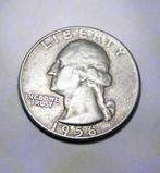 Munt Quarter USA America 1956-D Variatie error, Verzenden, Noord-Amerika, Losse munt