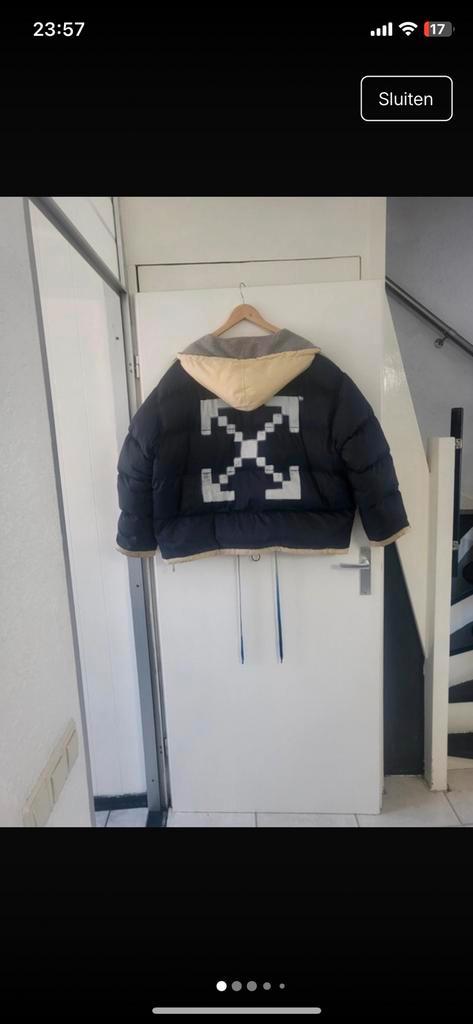 Off-white jas virgil abloh limited edition, Kleding | Heren, Jassen | Winter, Zo goed als nieuw, Maat 48/50 (M), Overige kleuren