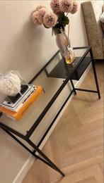 Strak Zwart Bureau/Sidetable - 100cm, Huis en Inrichting, Tafels | Sidetables, 100 tot 150 cm, Ophalen of Verzenden, Zo goed als nieuw