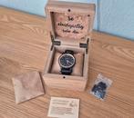 Houten bruine Holzkern horloge heren mannen vrouwen dames, Sieraden, Tassen en Uiterlijk, Horloges | Heren, Overige merken, Overige materialen