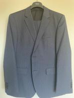 Boss kostuum, wol. Blauw met subtiele krijtstreep. Maat 25, Kleding | Heren, Kostuums en Colberts, Boss, Ophalen of Verzenden