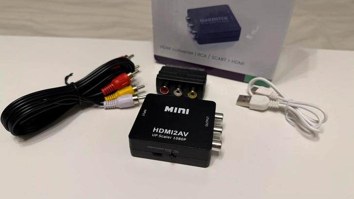 Marmitek Connect AH31 RCA naar HDMI, Audio, Tv en Foto, Converters, Nieuw, Ophalen of Verzenden