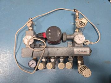 Therminon Verdeler vloerverwarming  mrt Grundfos Pomp beschikbaar voor biedingen