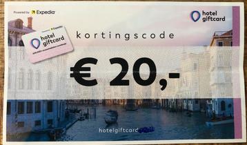 Hotel giftcard beschikbaar voor biedingen