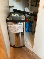 Prullenbak gootsteenkast, Ophalen, Gebruikt, Minder dan 10 liter, Metaal