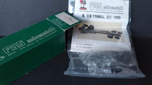 Tyrrell 011 1983 F1 alboreto Sullivan 1:43 FDS Automodel Pol, Hobby en Vrije tijd, Modelauto's | 1:43, Zo goed als nieuw, Ophalen of Verzenden