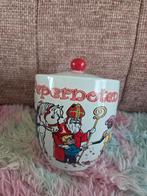 Pepernoten pot met sinterklaas en Piet, Ophalen, Zo goed als nieuw