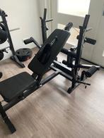 Gorilla Sports Universele Halterbank, Ophalen, Benen, Krachtstation, Zo goed als nieuw