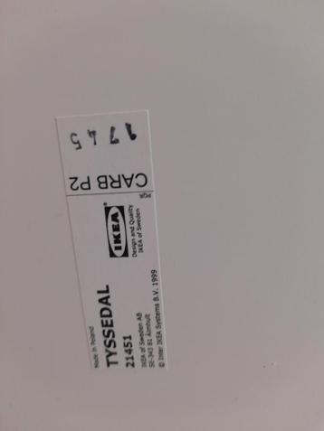 Ikea bedframe wit Tyssedal 180x200 - afbeelding 6