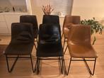4 eetkamerstoelen (gratis af te halen), Huis en Inrichting, Ophalen, Gebruikt, Zwart, Vijf, Zes of meer stoelen